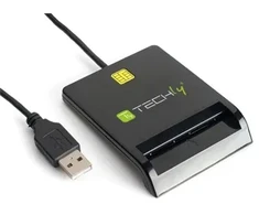 Techly Elektroninių kortelių skaitytuvas Smart Card USB-A