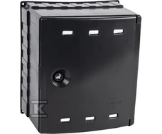 Telbox SPINTELĖ SU DUJOMIS 300X340X200, DVIEJI GRAFITAI