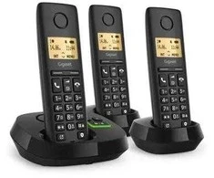 Telefonas belaidis Gigaset PURE 100 AM Trio su AB Int.Ware