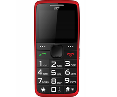 Maxcom Mobilus telefonas MOB20 Raudona ir juoda