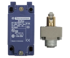 Telemecanique Sensors „Schneider Electric“ ribinis jungiklis 1R 1Z metalinis kaištis su ritininiu stūmikliu (XCKJ167)