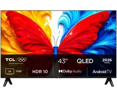 TCL S5L 43S5L TV 109.2 cm (43") Full HD Smart TV Wi-Fi Juodas 300 cd/m²