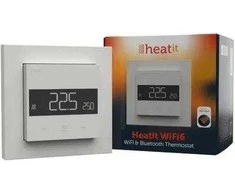Termostatas Heatit WiFi6 baltas RAL 9003 Wi-Fi termostatas 3600W 16A