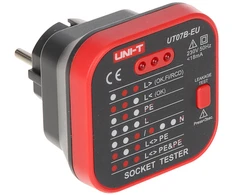 TINKLINIŲ LIZDŲ SU PATIKRINIMO FUNKCIJA TESTERIS RCD UT-07B-EU UNI-T