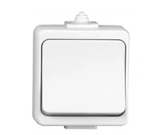 Timex Elektro WNT-1J-b BI JANTAR-bis Vienas jungiklis n/t IP44 balta WNT-1J-b