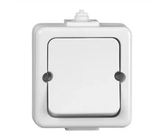 Timex Elektro Timex JANTAR Vieno jungiklio n/t IP44 baltas /užsukamas raktas/ WNT-1J