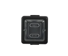 Timex Elektro WNT-5J CZA LOFT Laiptų jungiklis n/t IP44 juoda /juoda gumuotas raktas/ WNT-5J CZA