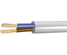 Nkt Cables Top Marki OMY (H03VV-F) 2X1.5 300V BALTASIS BŪGNAS