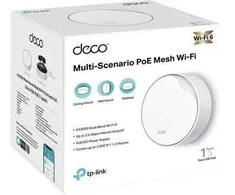 Maršrutizatorius TP-LINK DECO X50-POE NAMŲ WI-FI TINKLO SISTEMA (1 vnt. pakuotė)