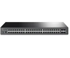 Šakotuvas TP-Link JetStream TL-SG3452 tinklo komutatorius Valdomas L2 Gigabit Ethernet (10/100/1000) 1U Juoda