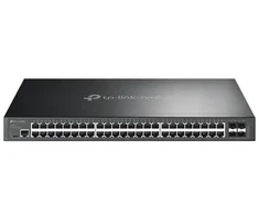 Šakotuvas TP-Link Omada SG3452X przełącznik sieciowy Zarządzany L2+ Gigabit Ethernet (10/100/1000) 1U Juodas