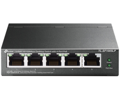 Šakotuvas TP-Link TL-SF1005LP Stalinio kompiuterio jungiklis, 5x 10/100 Mb/s, (4x PoE)