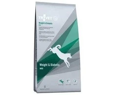Šunų Maistas - TROVET Weight &amp; Diabetic WRD Vištiena 3kg 32% Baltymų