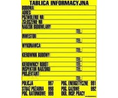 Trytyt STATYBOS INFORMACINĖ LENTA 0,60MM