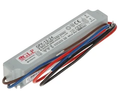 Bikuvalt 12W LED Maitinimo šaltinis GLP 24V IP67