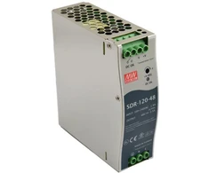 TST „MEAN WELL SDR-120-48“ DIN BĖGELIO IŠJUNGIMO MAITINIMO ŠALTINIS