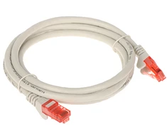 LANBERG PCU6-10CC-0150-S Patchcord RJ45 kat. 6 UTP 1.5m pilkas