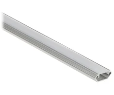 Oledowani PROFILIS SU GAUBTU JUOSTOMS LED PR-LED/CA/2M KAMPINIS SIDABRINĖ