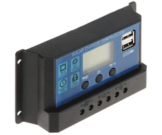 TST SAULES BATERIJŲ ĮKROVIMO REGULIATORIUS SCC-30A-PWM-LCD-S2