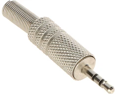 Cabletech KIŠTUKAS JACK-W/2.5/S/MET