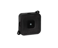 Tuščia ant paviršiaus montuojama dėžutė su 4 įvadais VIPLAST VP-2 Juodas IP44 85x85x35mm 027-05
