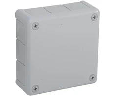 Tuščia ant paviršiaus montuojama dėžutė su 12 įvadų VIPLAST VP-51 Pilkas IP55 118x118x46mm 051-03
