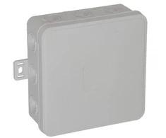 Tuščia ant paviršiaus montuojama dėžutė su 12 įvadų VIPLAST V7 click Baltas IP54 100x100x41mm 037-01