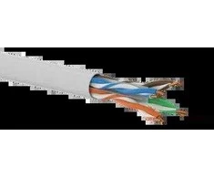 U/UTP cat.6A tinklo kabelis, susukta pora, LSOH, Dca 4x2x23 AWG, 10Gb/s, 10 metų garantija, pilkas, 500m - Q-LANTEC