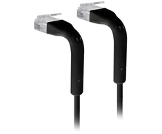 „Ubiquiti U-Cable-Patch-3M-RJ45-BK“ kabelis su lenkiamais RJ45 antgaliais, 3 mm išorinis skersmuo, kabelio ilgis: nuo 0,1 iki 8 m