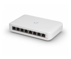 Šakotuvas Ubiquiti USW-LITE-8-POE | Komutatorius | UniFi Gen2, 8x RJ45 1000Mb/s, 4x PoE+, 52W
