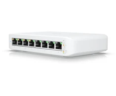 Šakotuvas Ubiquiti USW-LITE-8-POE | Komutatorius | UniFi Gen2, 8x RJ45 1000Mb/s, 4x PoE+, 52W