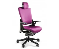 Unique Biuro kėdė Wau 2 BL401 audinys magenta/juoda