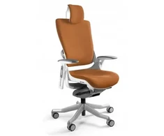 Unique Biuro kėdė Wau 2 BL405 mandarininio audeklo/balta