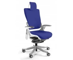 Unique Biuro kėdė Wau 2 BL415 audinys royalblue/baltas