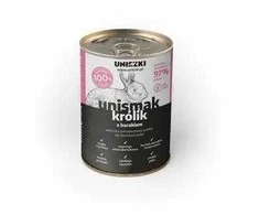 UNISZKI UNIsmak triušiena with beetroot – drėgnas ėdalas šunims – 400g