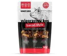 UNISZKI Kiaulienos kąsnelis – skanėstas šunims – 40 g