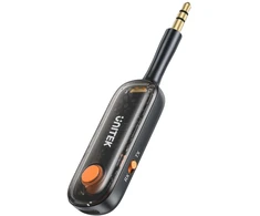 UNITEK 2in1 Adapteris Bluetooth 5.3 garso siųstuvo/imtuvo diapazonas 10m juoda