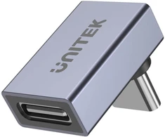 Unitek Adapteris USB-C į USB-C kampinis 40Gbps 240W