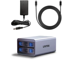 UNITEK EXTERNAL ENCLOSURE 2BAY RAID HDD/SDD 40GBPS