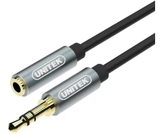 Unitek miniJack kabelis 3.5mm (M) - 3.5mm (F) 1M