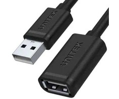 Unitek Y-C447GBK USB 2.0 AM-AF ilgintuvas 0,5M
