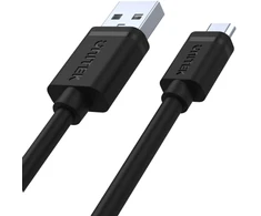 Unitek Y-C451GBK mobilusis microUSB-USB 2.0 laidas 1M