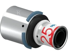 Uponor S-PRESS PLUS JUNGTIS RAUDONAS PPSU 40-25