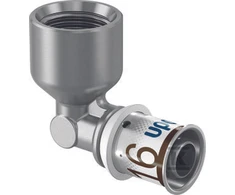 Uponor S-Press PLUS alkūnė su vidiniu sriegiu 16-Rp1/2FT
