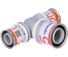 Uponor S-PRESS PLUS TEE RAUDONAS PPSU 20-25-20