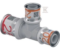 Uponor S-PRESS PLUS TEE RAUDONA PPSU 25-20-20