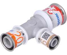 Uponor S-PRESS PLUS TEE RAUDONA PPSU 25-16-20