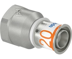 Uponor S-Press PLUS jungtis su vidiniu sriegiu. 20-Rp3/4FT