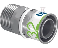Uponor S-Press PLUS jungtis su išoriniu sriegiu. 32-R1MT