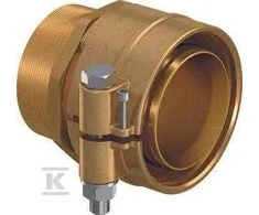 Uponor WIPEX žalvarinė jungtis PN6 125XGW4"